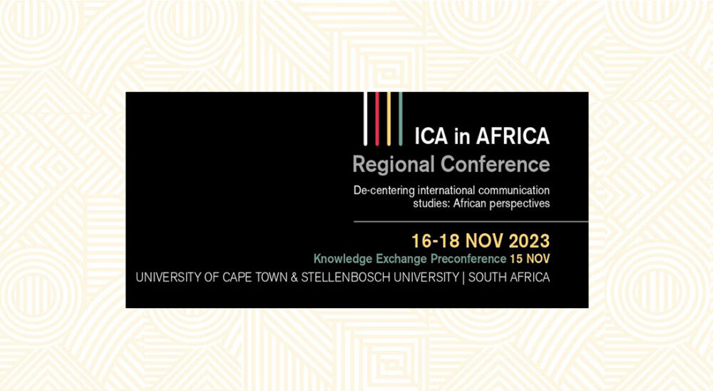 ICA in Africa Call for Papers Department of Journalism